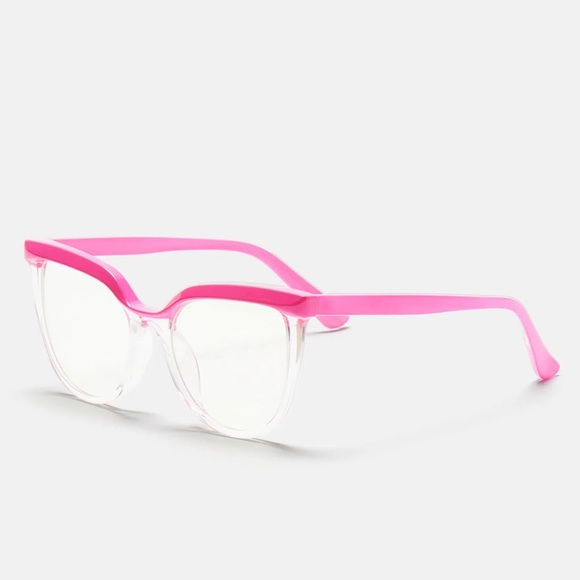 •Seeing thru You• Pink Frame Clear Lens Blue Light Eyewear - Picture 3 of 3